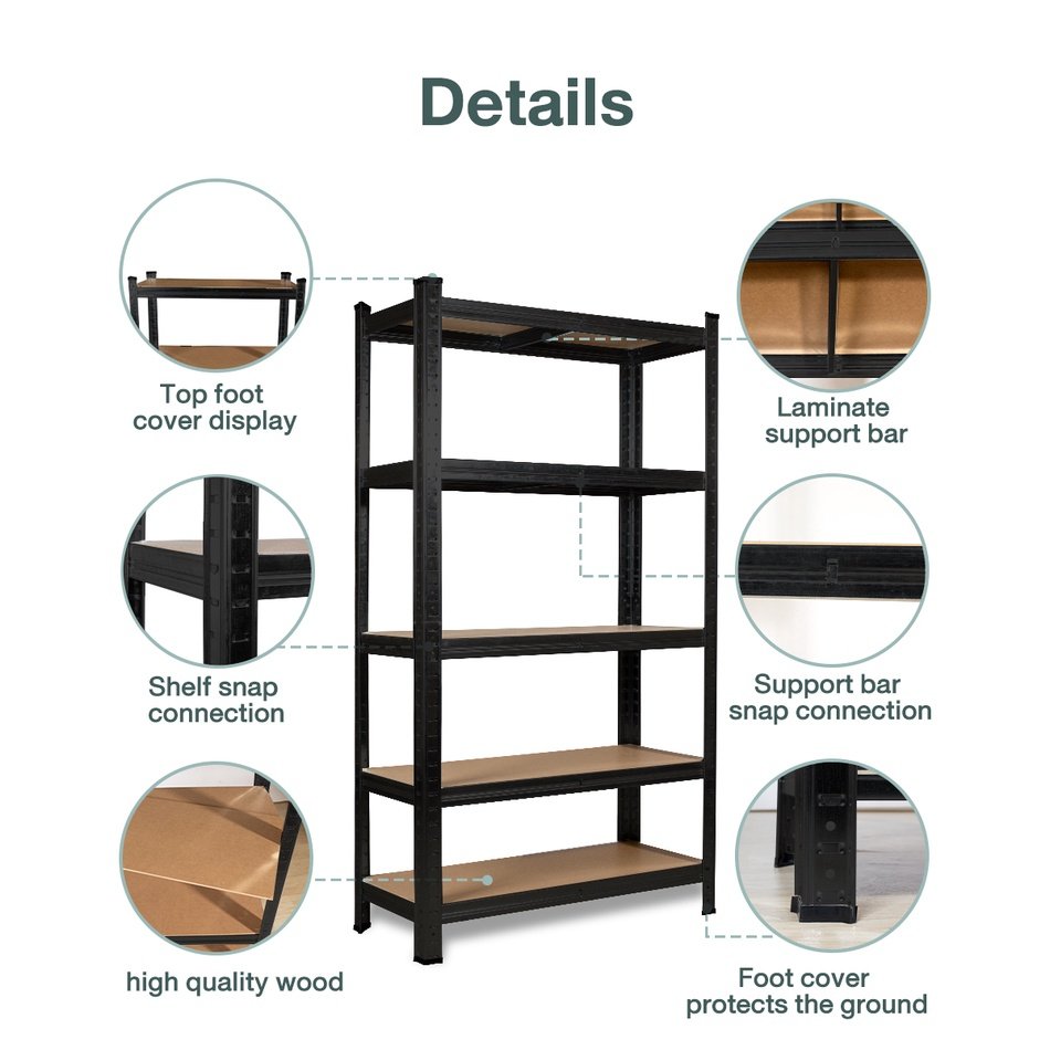 Adjustable Heavy Duty Metal Boltless Rack 5L