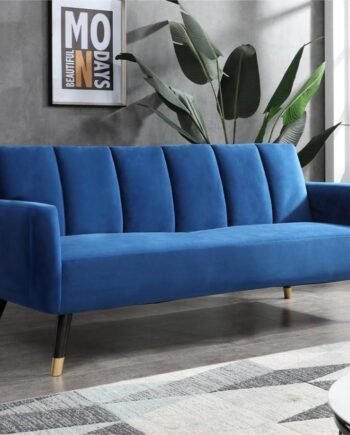 Ottowa Luxury Sofa Royal Velvet Fabric 3 seater sofa