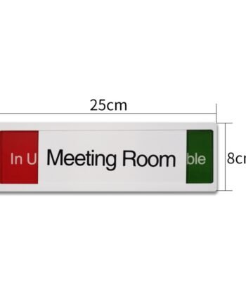 Office Door Sign Meeting Room In Use Available Sign Practical Slide Door Sign