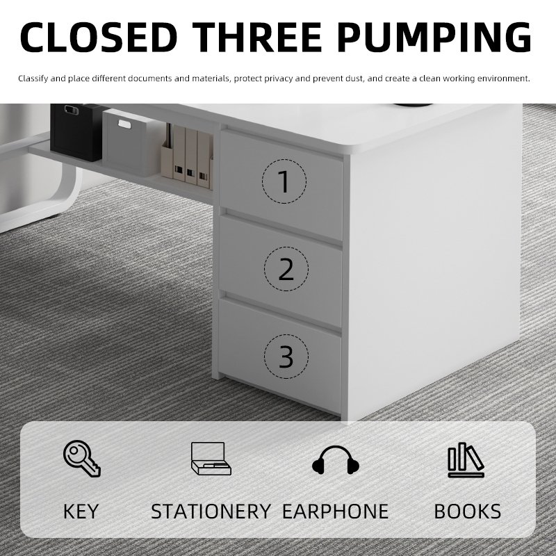 Simple and modern employee workstation