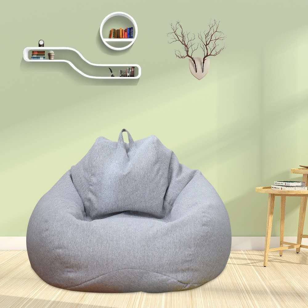 Single Sofa Bean Bag Solid Color