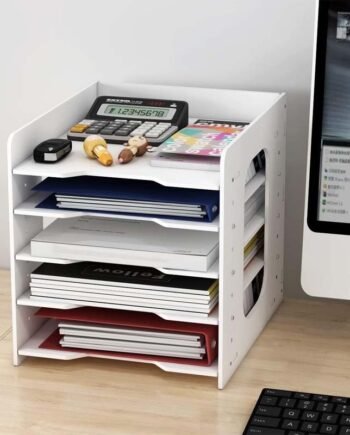 Office File Document Holder Tray Stationery Box Desk Storage Rack