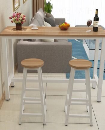 Simple Long High Table Bar Set