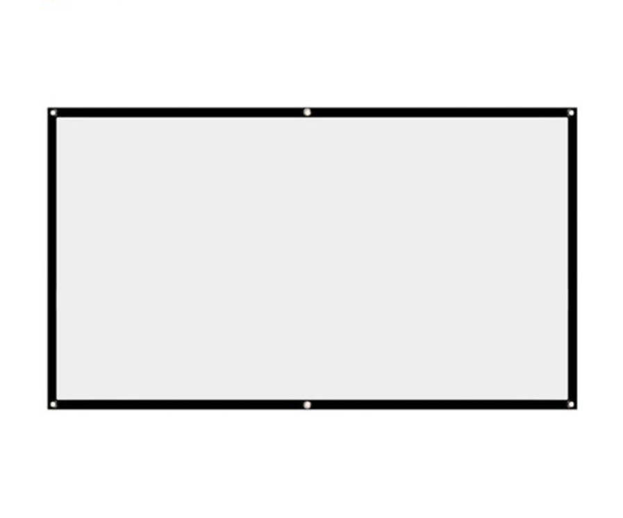 16:9 Simple Projector Curtain 120 inch HD Display Screen