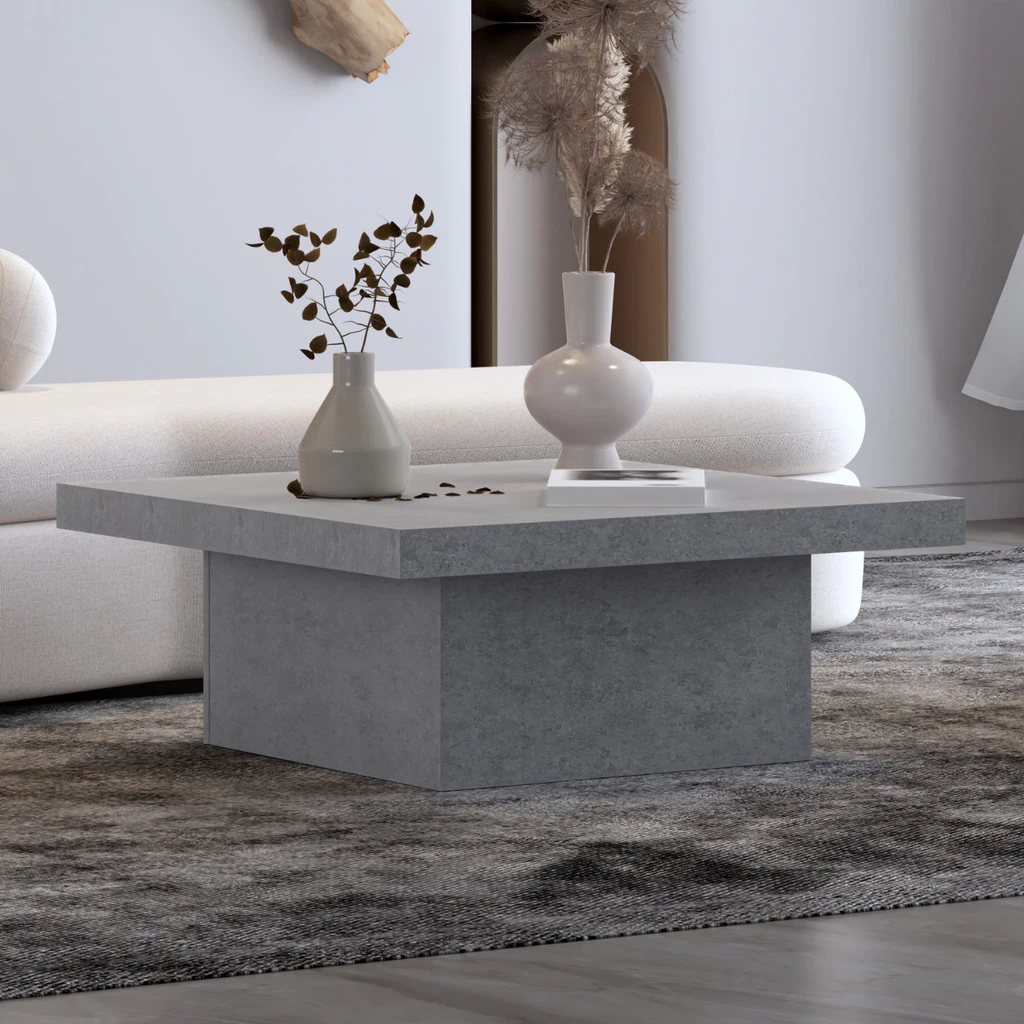 Synergy House Carmelo 2.9ft Square Coffee Table for Living Room